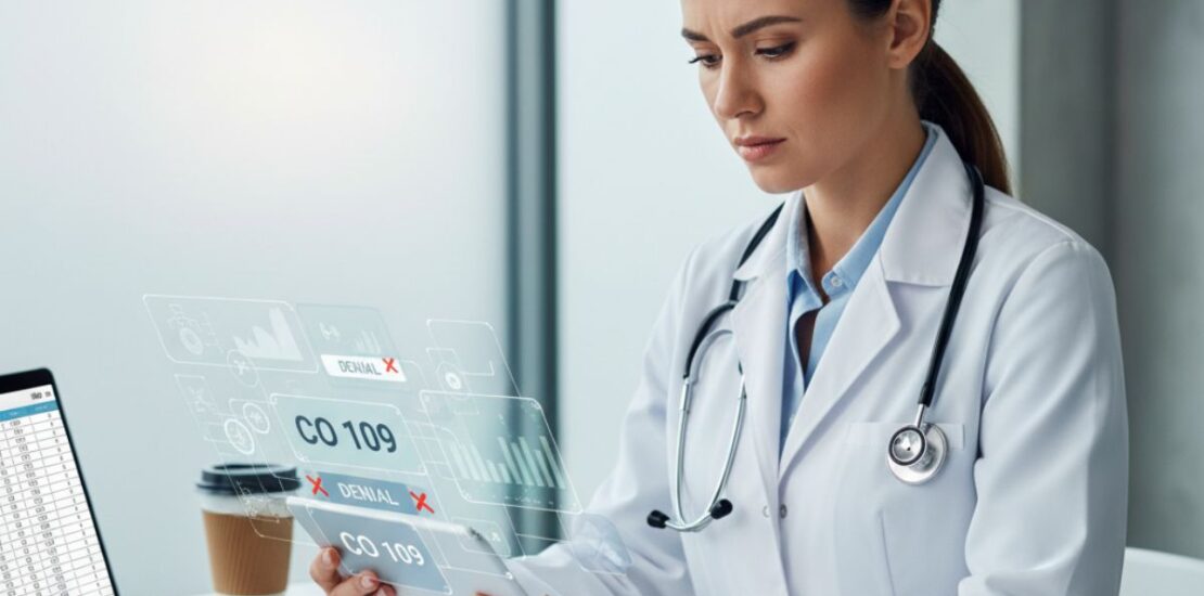Physician Billing Guide to CO 109 Denial Code and Solutions