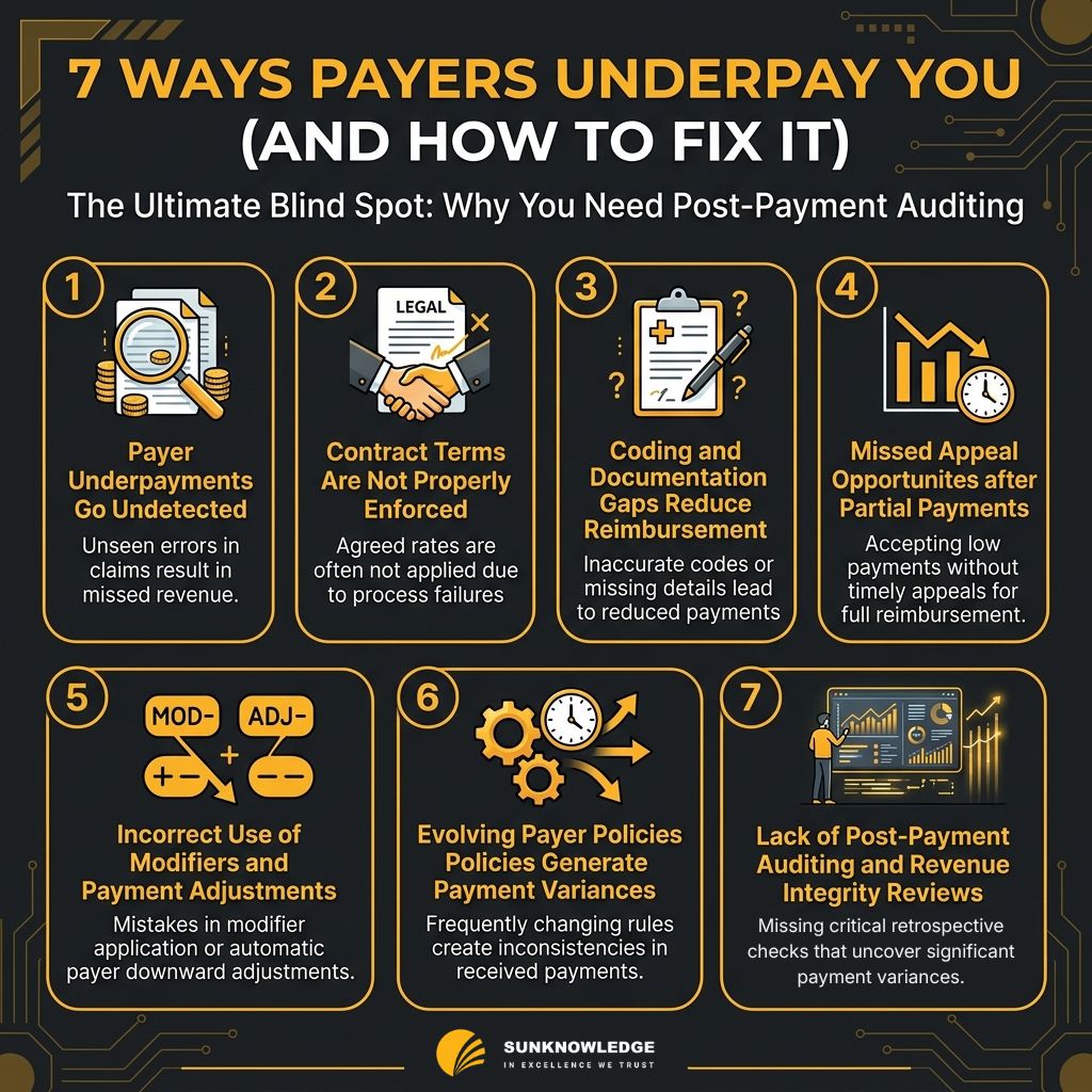7 Ways Payers Underpay You